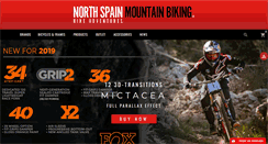 Desktop Screenshot of northspainmountainbiking.com